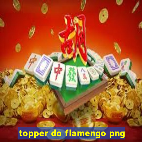 topper do flamengo png