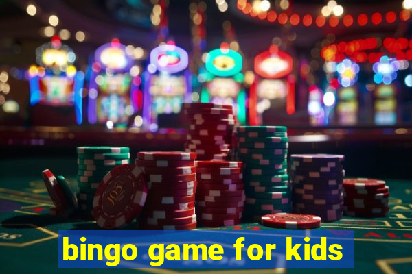 bingo game for kids