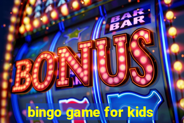 bingo game for kids