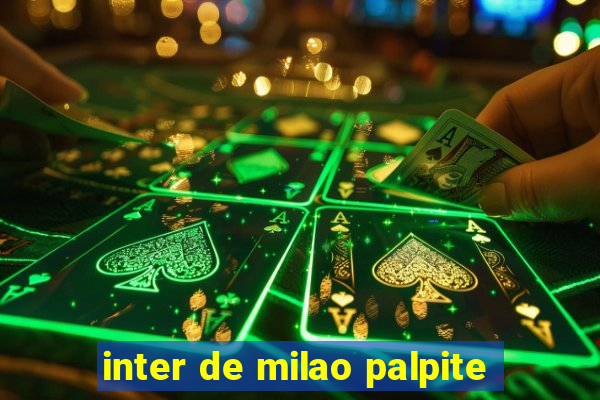 inter de milao palpite