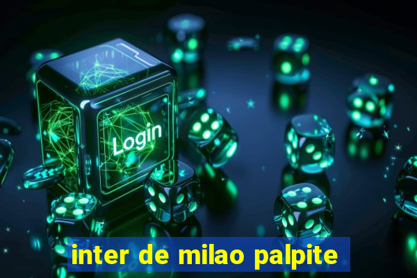 inter de milao palpite