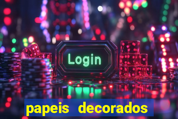 papeis decorados para imprimir