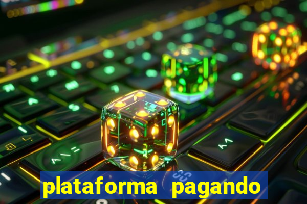 plataforma pagando no cadastro slot