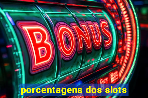 porcentagens dos slots