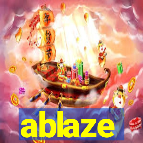 ablaze