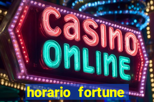 horario fortune tiger madrugada