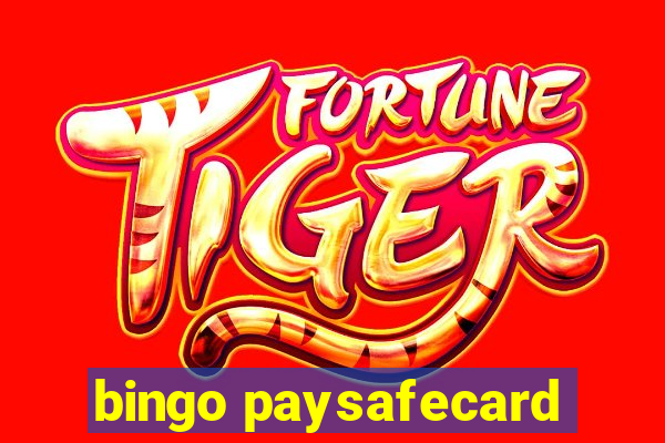 bingo paysafecard