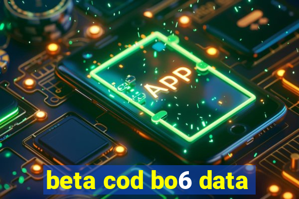 beta cod bo6 data