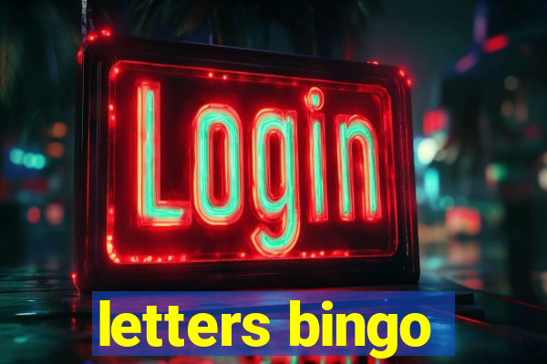 letters bingo