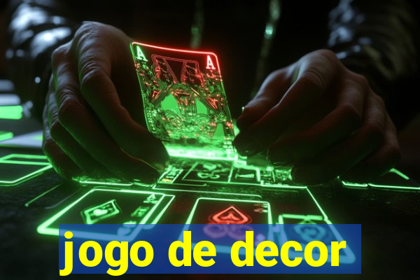 jogo de decor