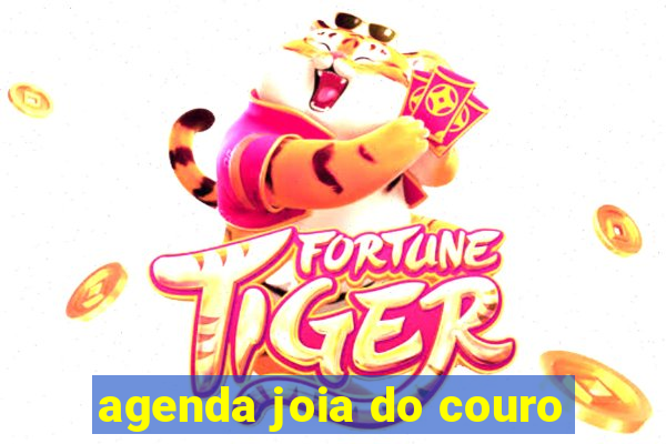 agenda joia do couro