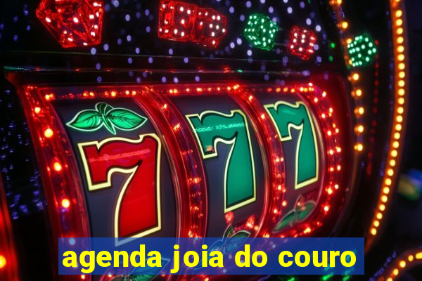 agenda joia do couro