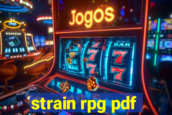 strain rpg pdf