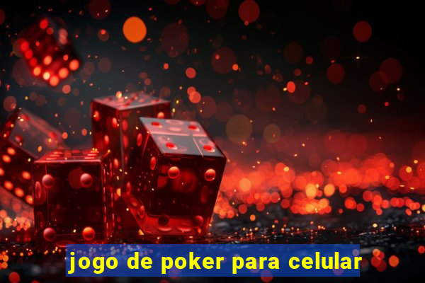 jogo de poker para celular