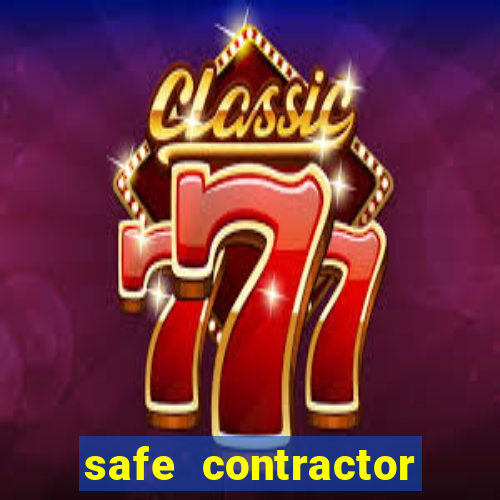 safe contractor approved list