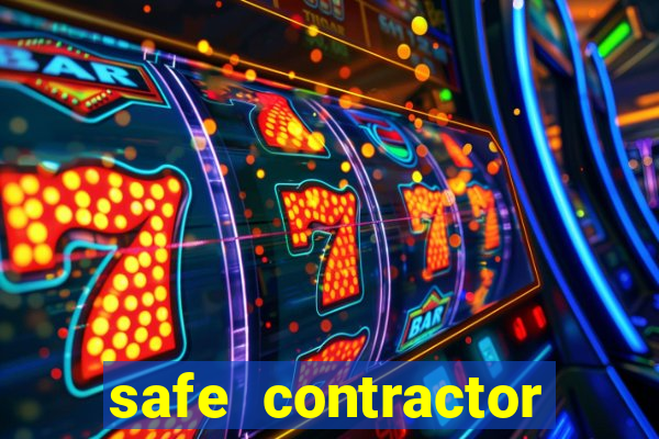 safe contractor approved list