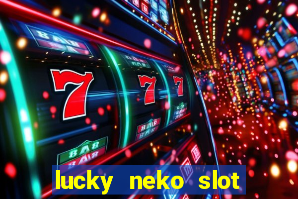 lucky neko slot logo png