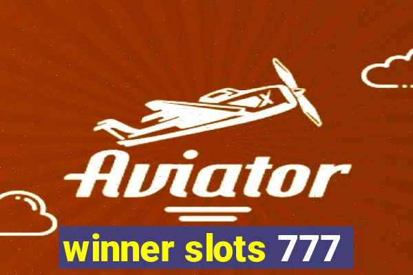 winner slots 777