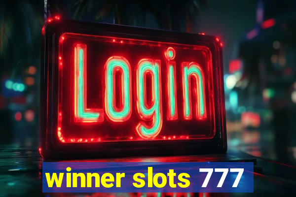 winner slots 777