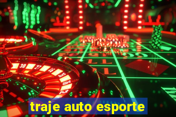 traje auto esporte