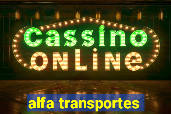 alfa transportes