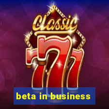 beta in business