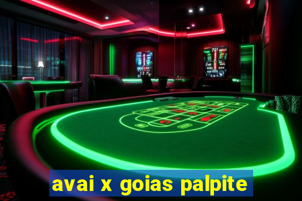 avai x goias palpite