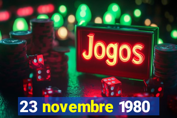 23 novembre 1980