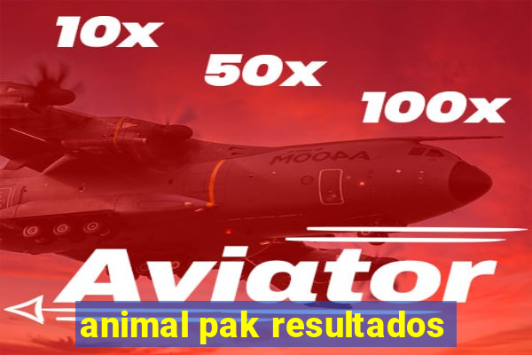 animal pak resultados