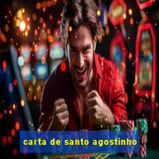 carta de santo agostinho