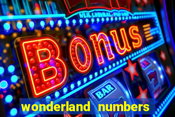 wonderland numbers wiki fandom