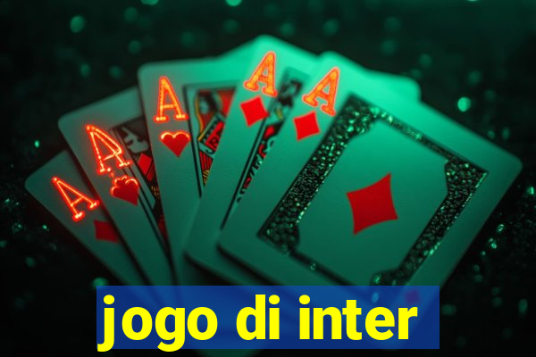 jogo di inter