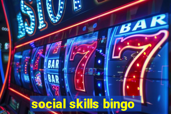 social skills bingo