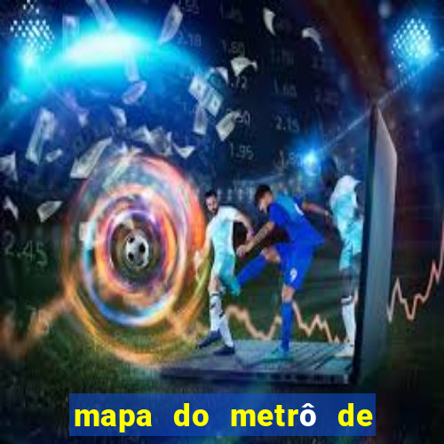 mapa do metrô de são paulo