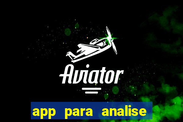 app para analise de jogos