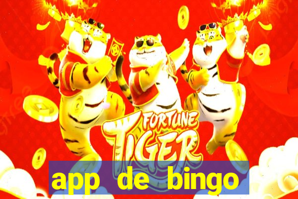 app de bingo valendo dinheiro