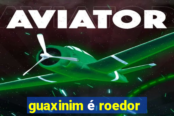 guaxinim é roedor