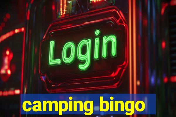 camping bingo