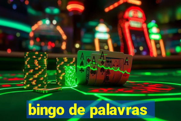 bingo de palavras