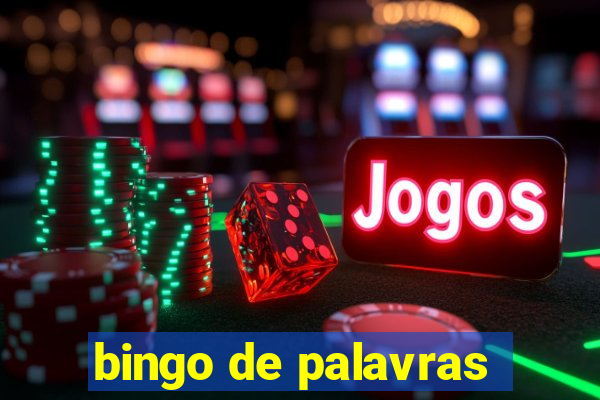 bingo de palavras