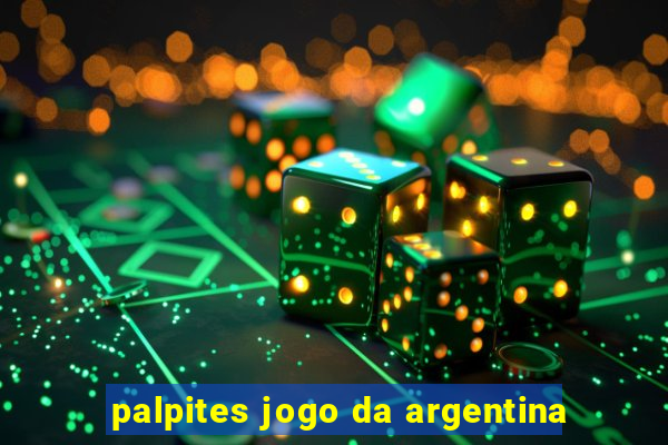 palpites jogo da argentina