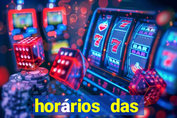 horários das plataformas de jogos