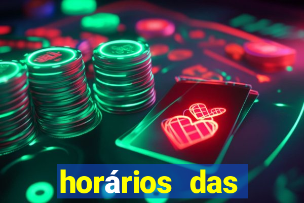 horários das plataformas de jogos