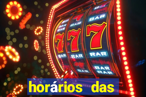 horários das plataformas de jogos