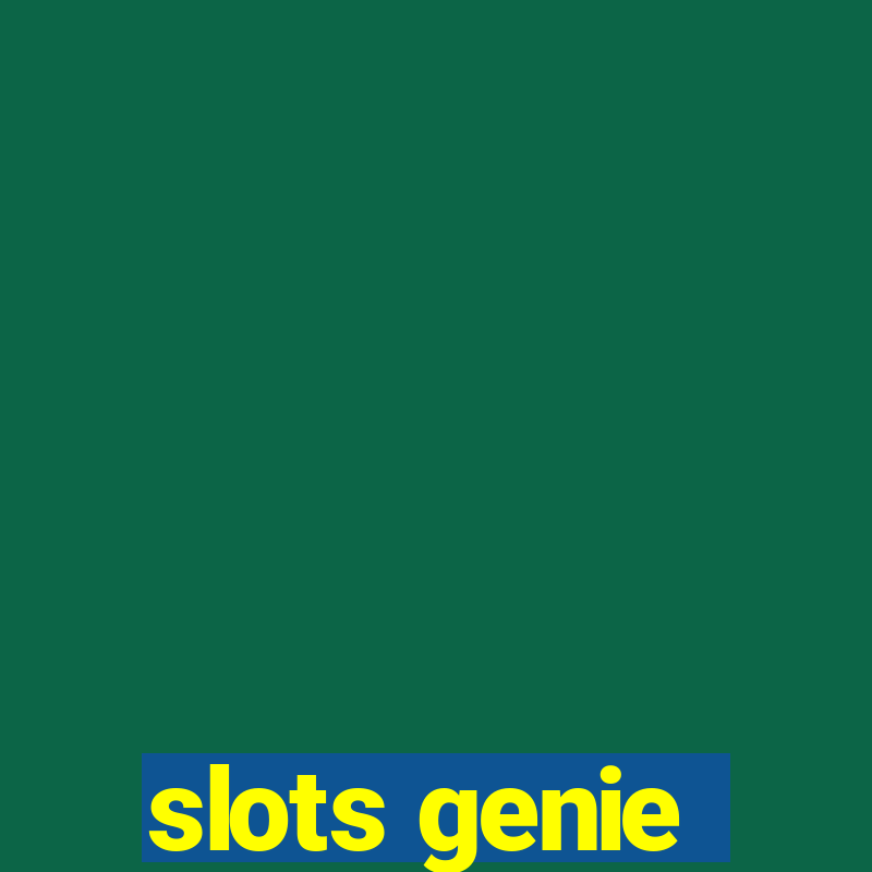 slots genie