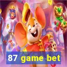 87 game bet