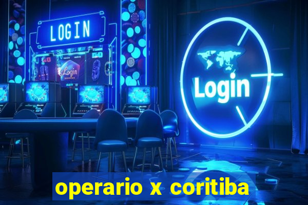 operario x coritiba