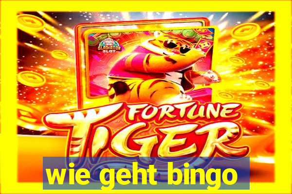 wie geht bingo