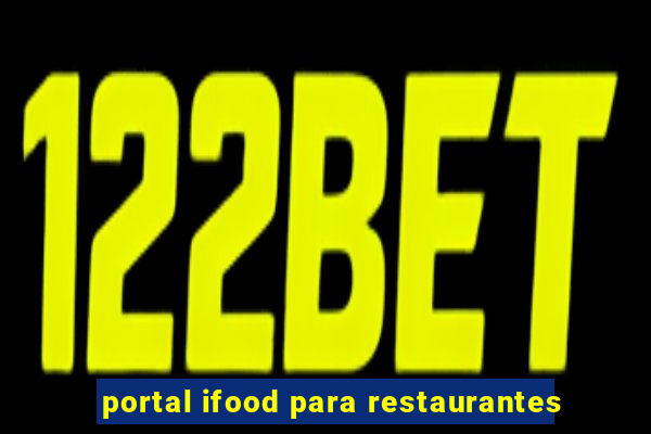 portal ifood para restaurantes