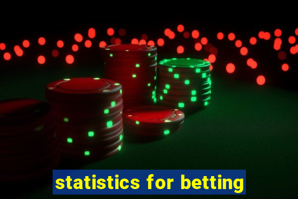 statistics for betting